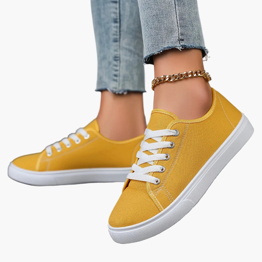 Dam Sneakers Låg Profil Vardagsskor Trendig Fritidsstil