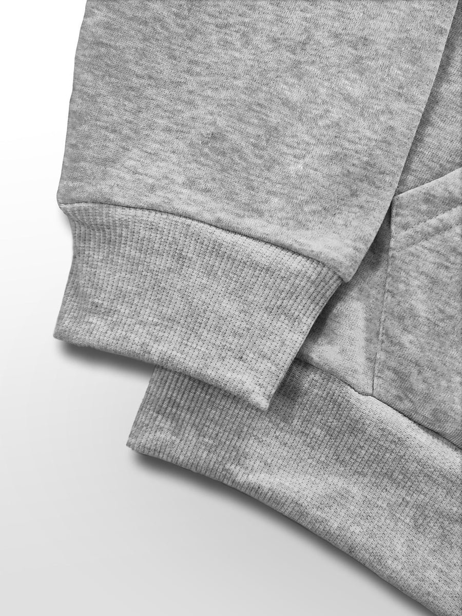 Unisex Hoodie med Kanintryck och Dragsko, Fickor, Mjukt Material