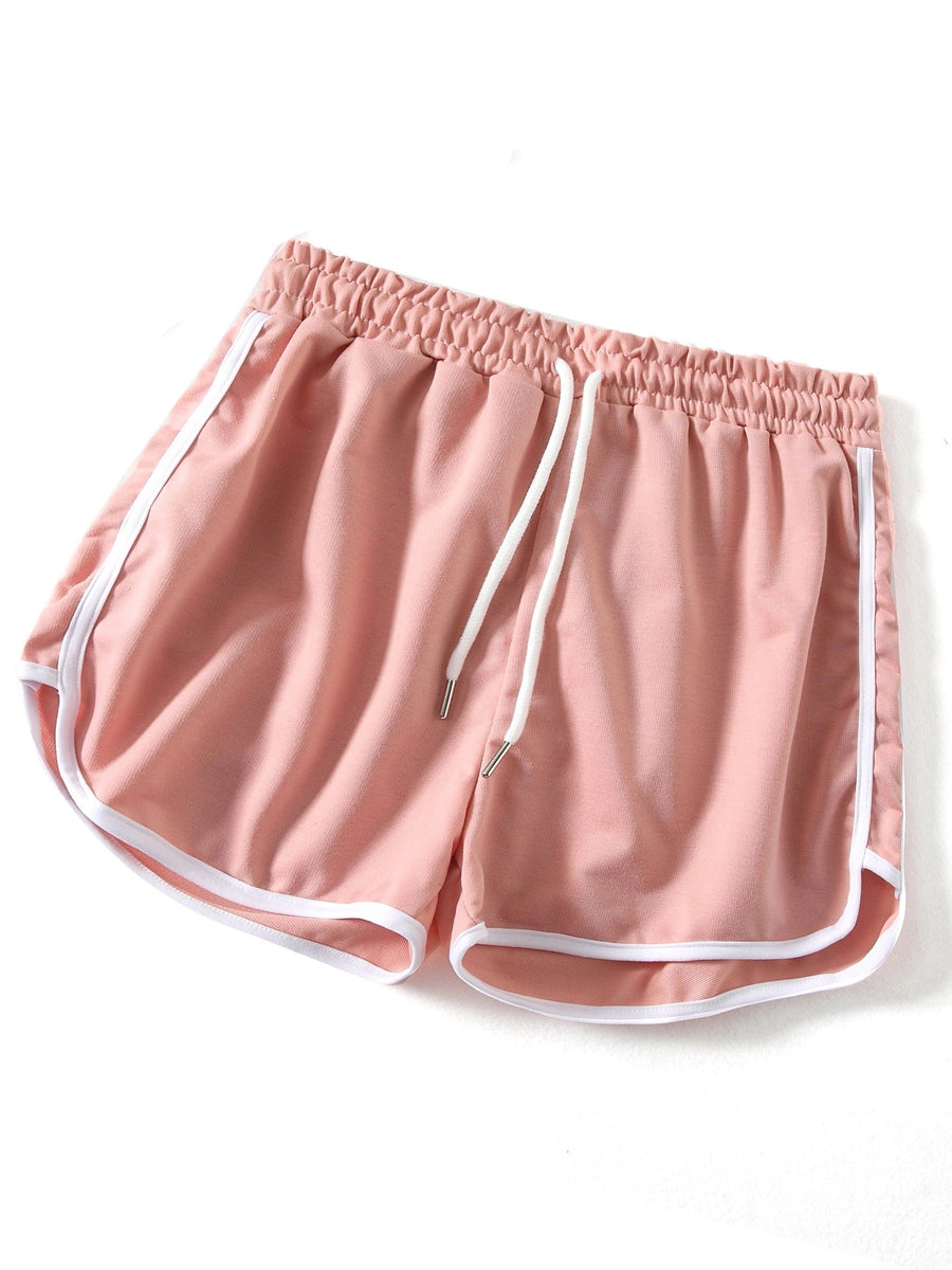 Damers sportiga träningsshorts med dragsko – perfekt för träning och fritid
