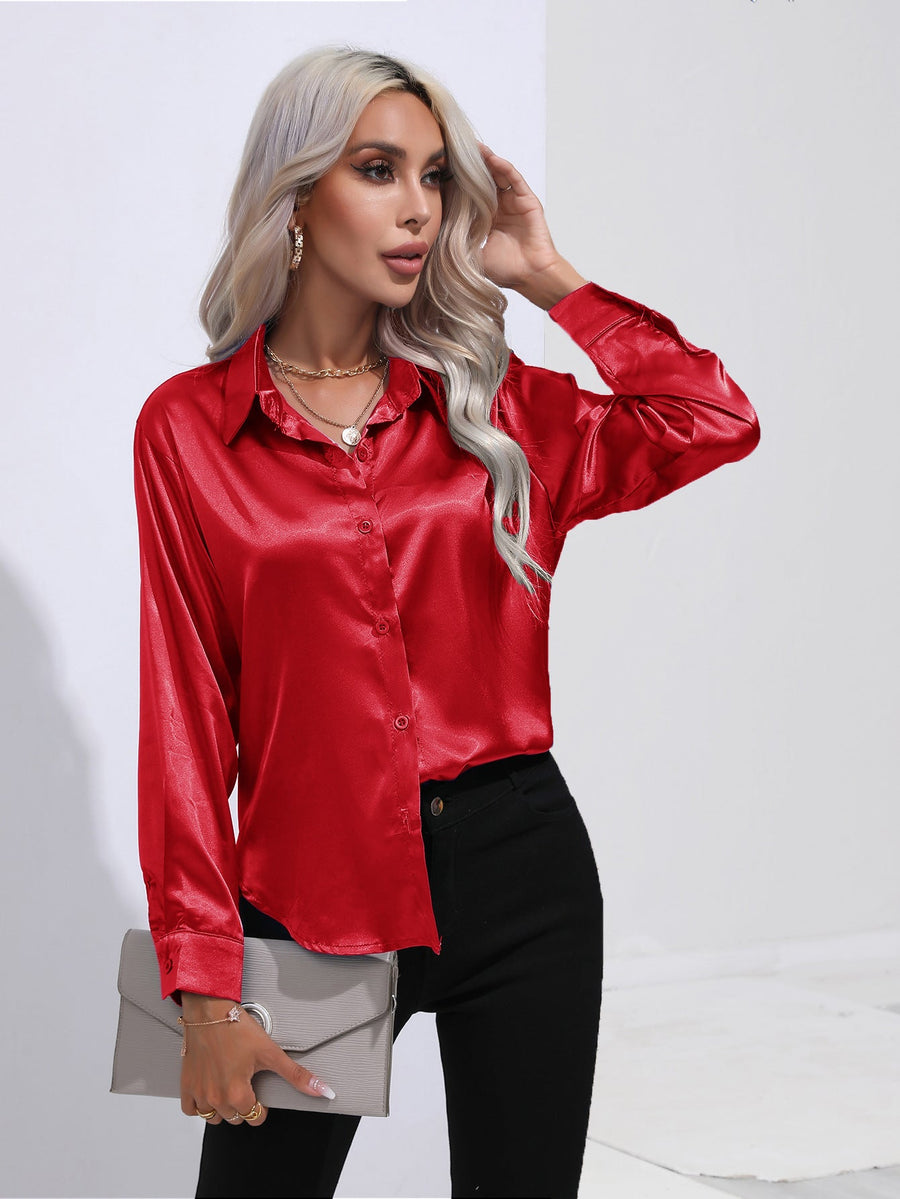 Juliet – Satinblus för kvinnor