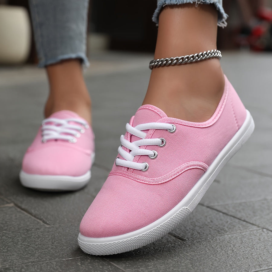 Dam Sneakers Låg Modell Vardag Komfort Urban Stil