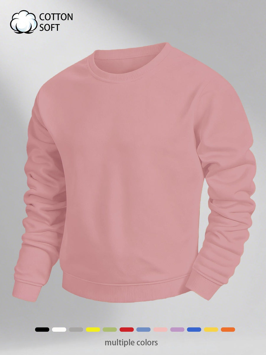 Men's Classic Crewneck Pullover Sweatshirt