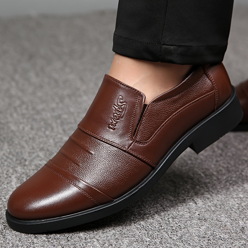 Herrloafers fodrade svarta bruna slip-on skor för män med mjukt foder