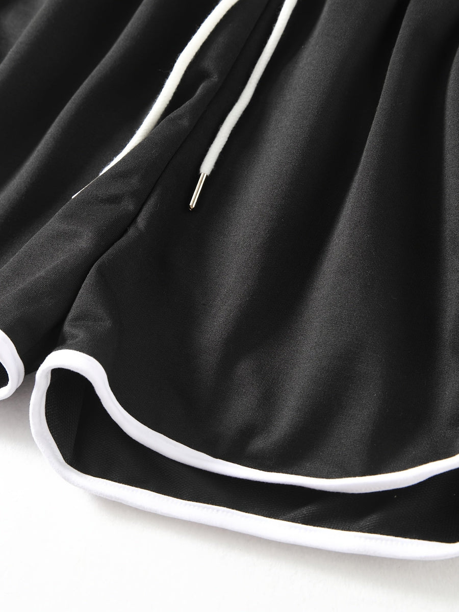 Damers sportiga träningsshorts med dragsko – perfekt för träning och fritid
