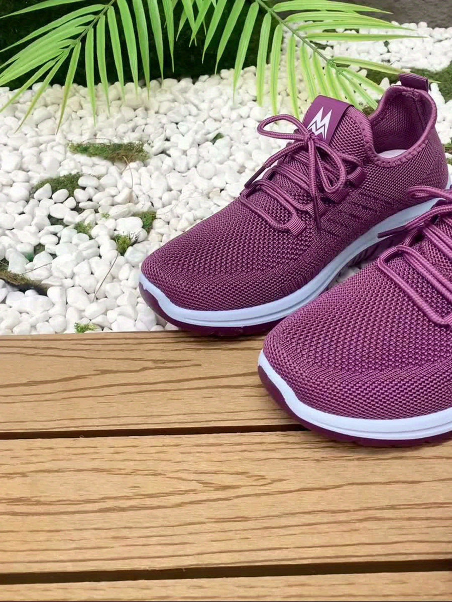 Dam Sneakers Sportiga Låga Löparskor Vardagsstil