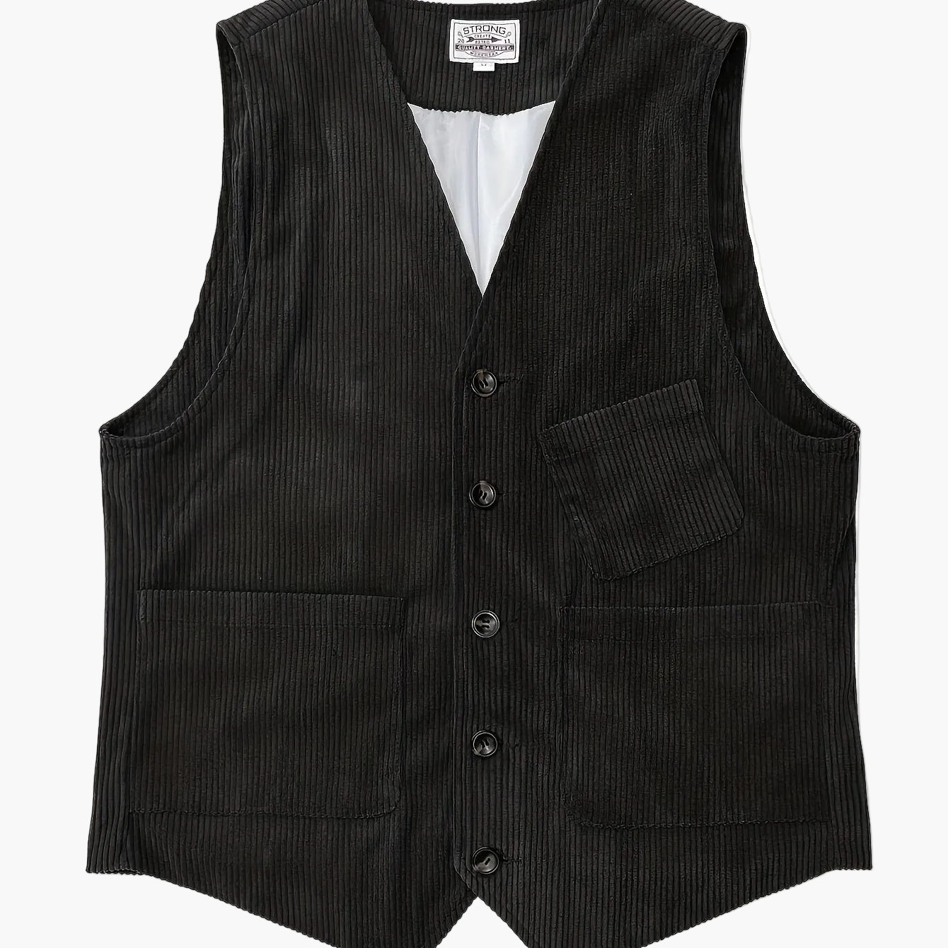 Herrväst i klassisk workwear-stil – elegant och mångsidig väst för arbete och fritid