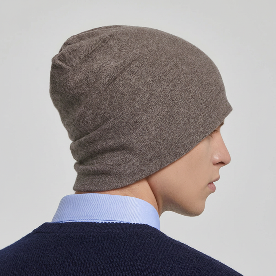 Unisex Beanie Mössa, Varm Slouchy Mössa i Mjukt Material