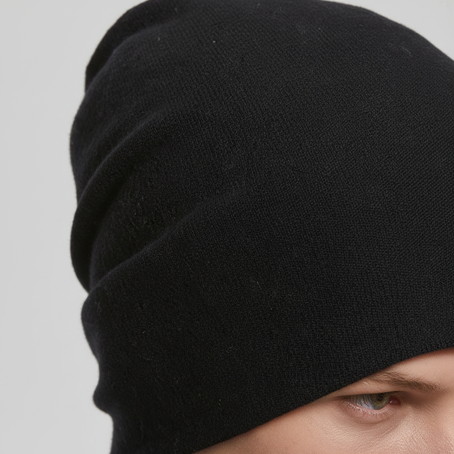 Unisex Beanie Mössa, Varm Slouchy Mössa i Mjukt Material