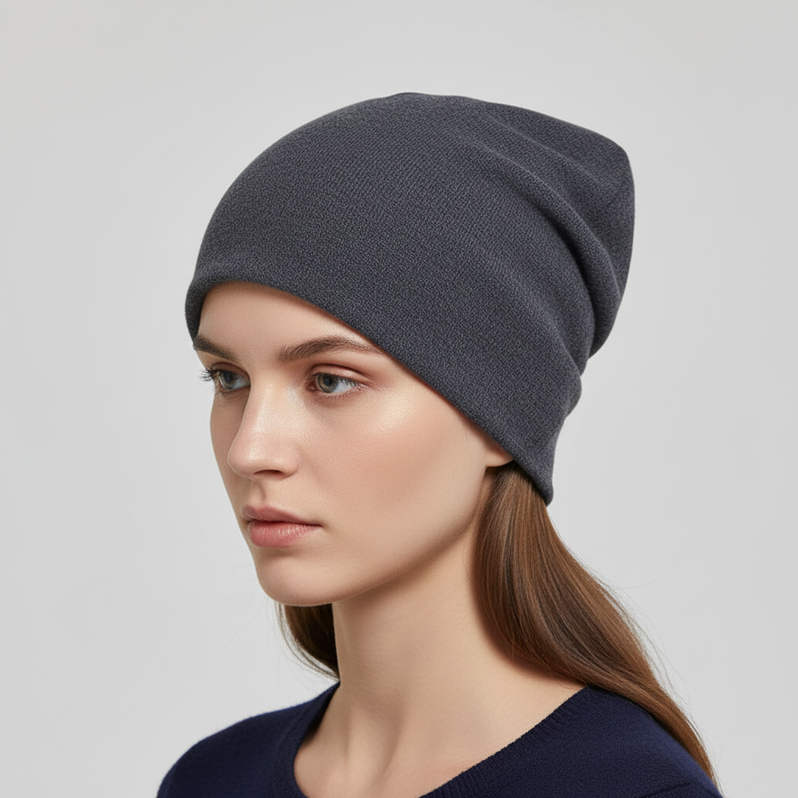 Unisex Beanie Mössa, Varm Slouchy Mössa i Mjukt Material