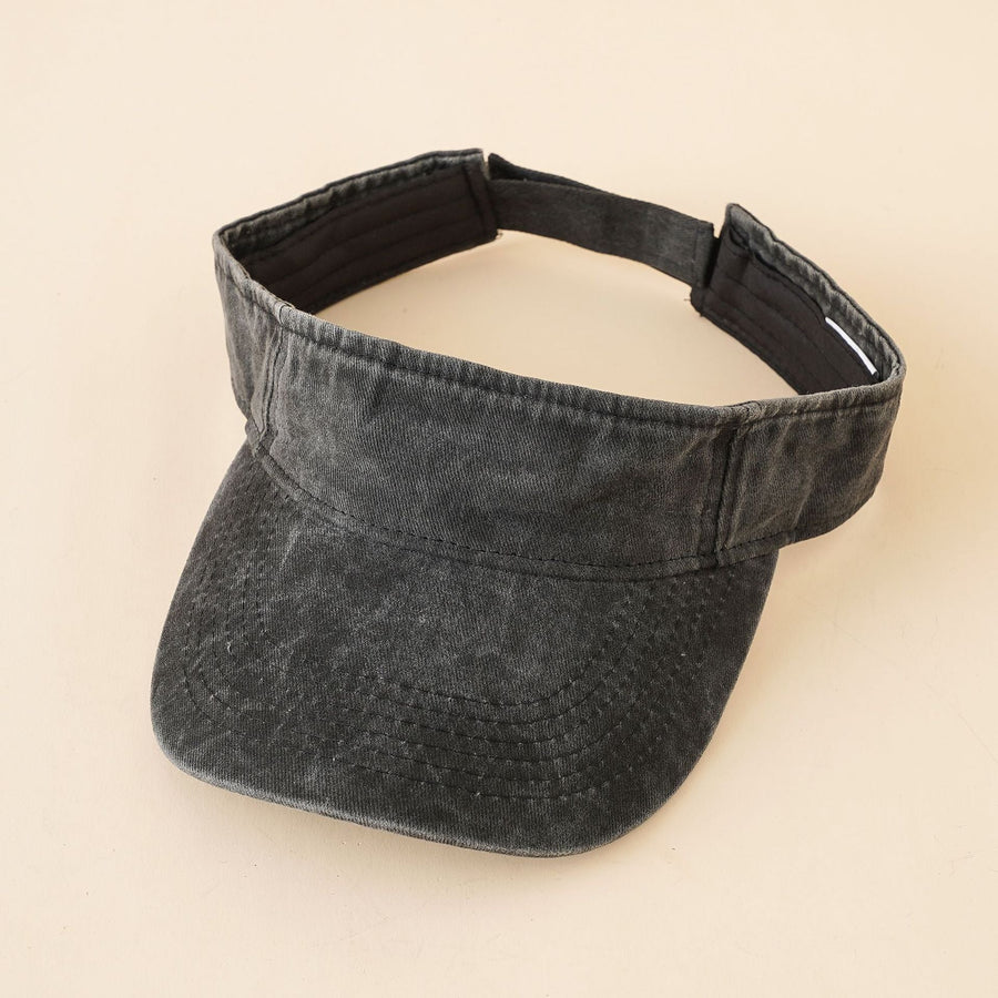 Unisex Solskärm Smutsig Färgjusterbar Sportkeps