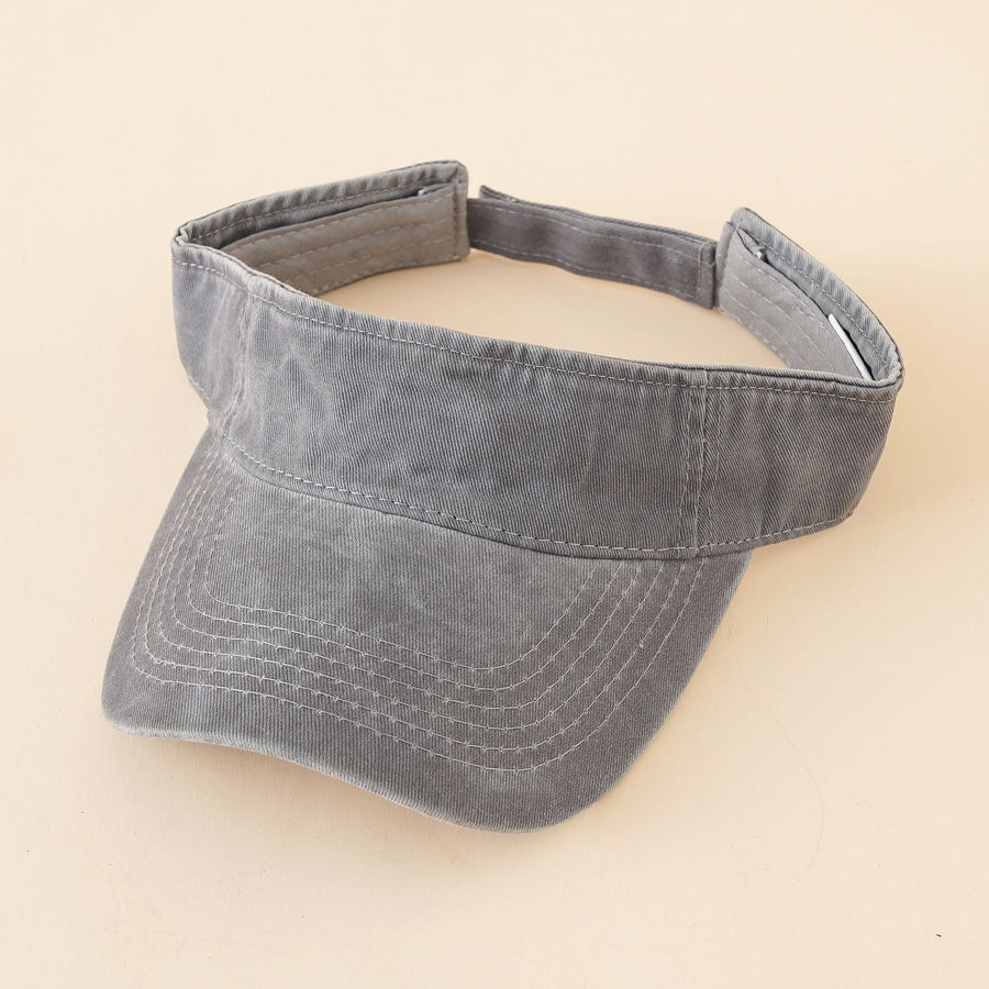 Unisex Solskärm Smutsig Färgjusterbar Sportkeps