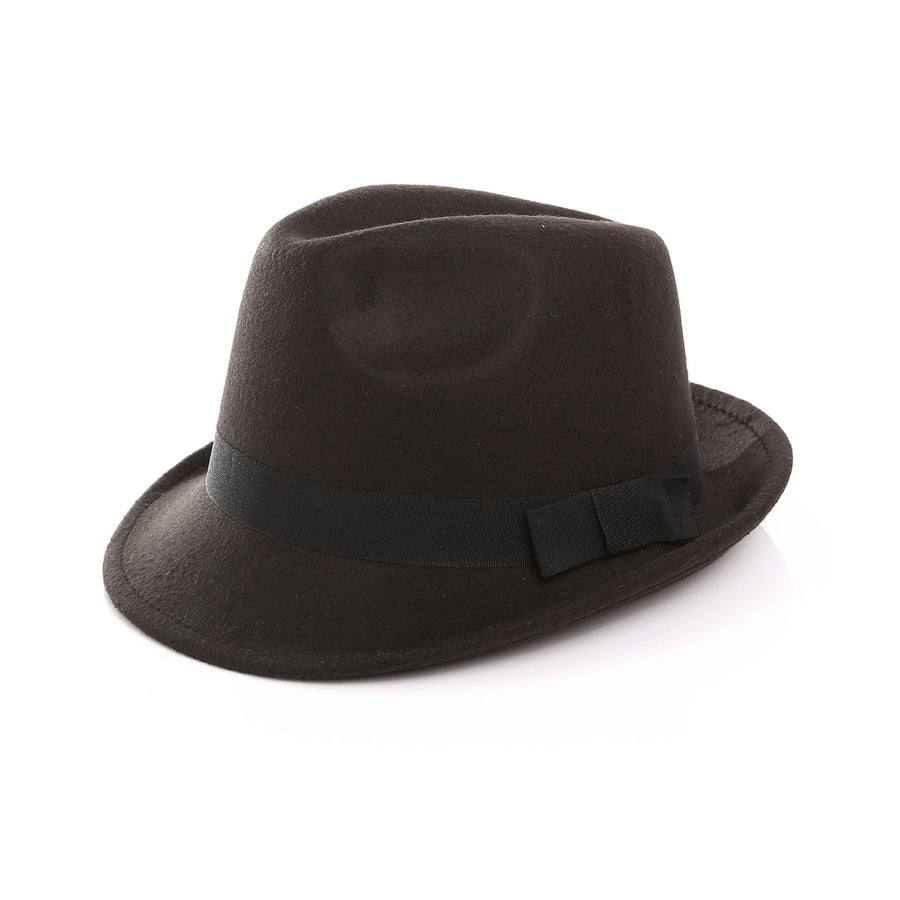 Unisex Fedora hatt i filtmaterial med band