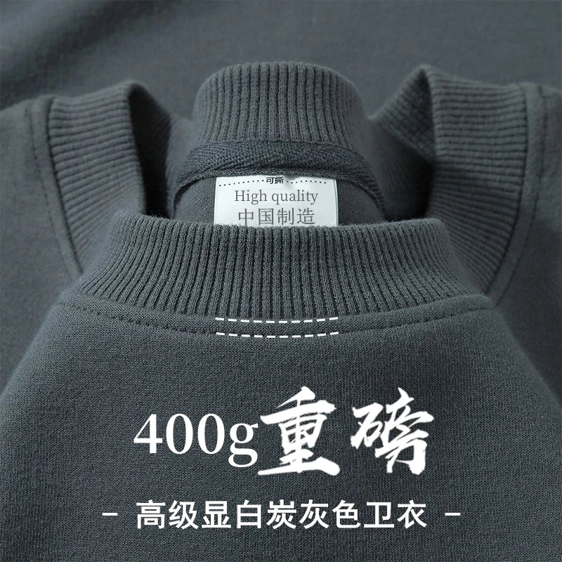 Unisex sweatshirt med rundhals och mjuk insida, långärmad tröja