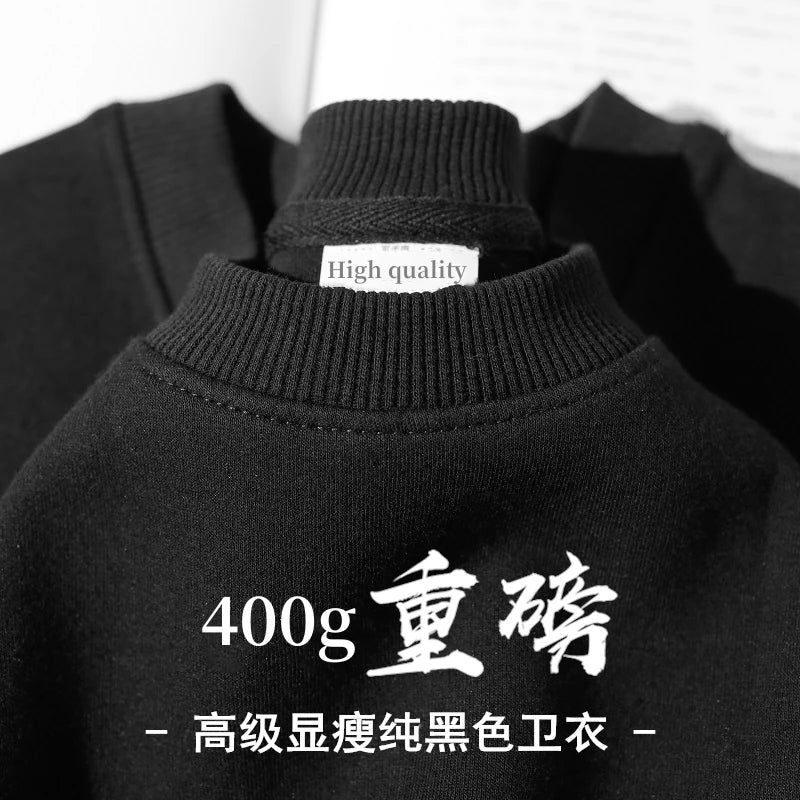 Unisex sweatshirt med rundhals och mjuk insida, långärmad tröja