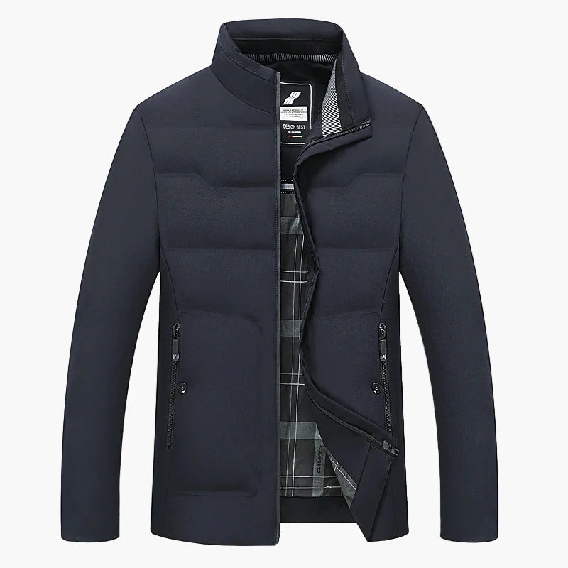 Herr Business Casual Vinterjacka – Tjock, Varm och Vindskyddad