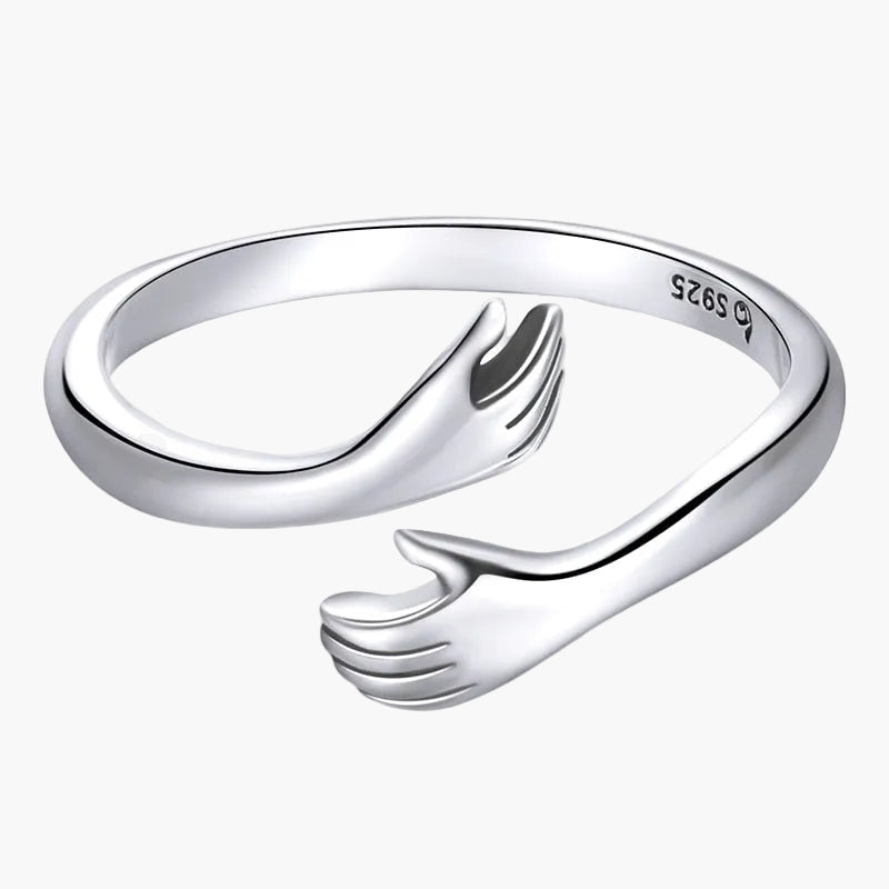 Damring med Justerbar Kram-Design – Symbolisk och Modern Gåva