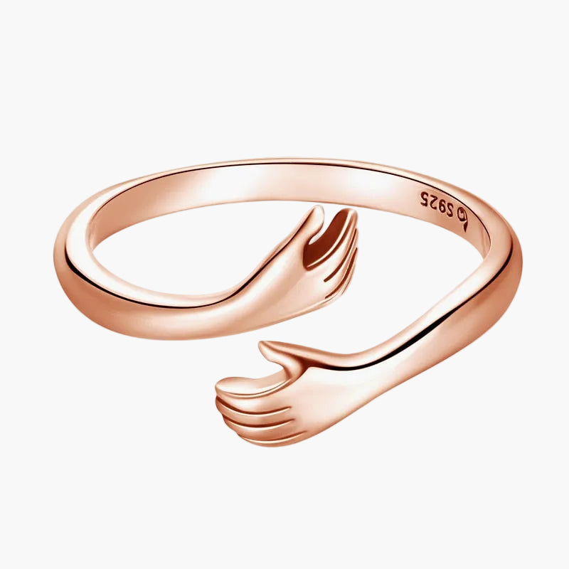 Damring med Justerbar Kram-Design – Symbolisk och Modern Gåva