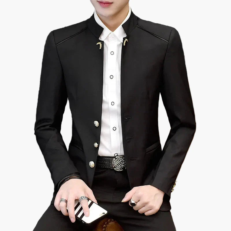 Herr Elegant Slim Fit Kavaj – Modern Fest- och Vardagsstil