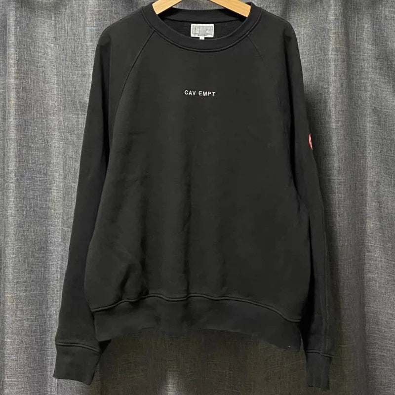 Unisex sweatshirt med tryck och rund halsringning