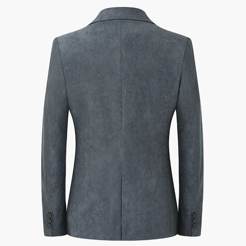 Herr Kavaj Klassisk Tvåknäppt Blazer för Affär och Vardag