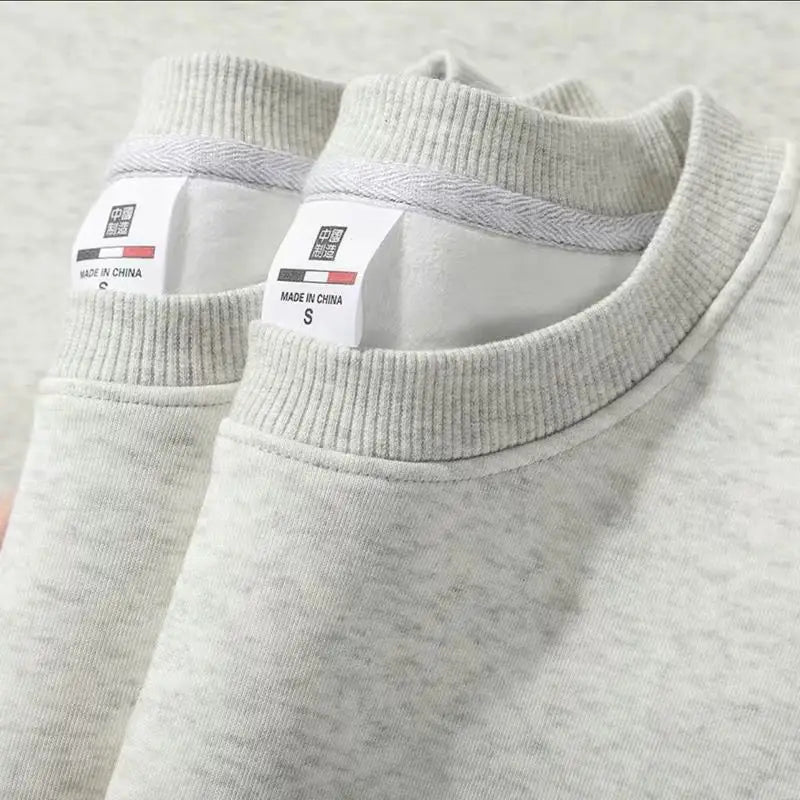 Unisex Tröja med Rund Hals och Fodrad Insida