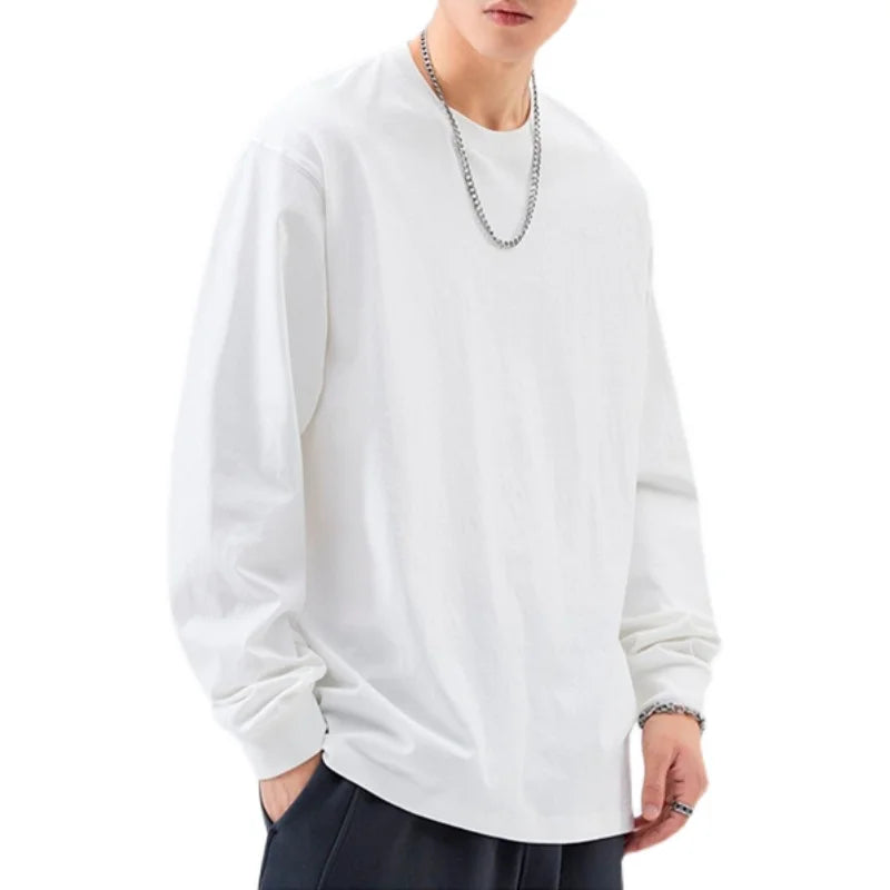Unisex sweatshirt med rundhals och mjuk insida, långärmad tröja