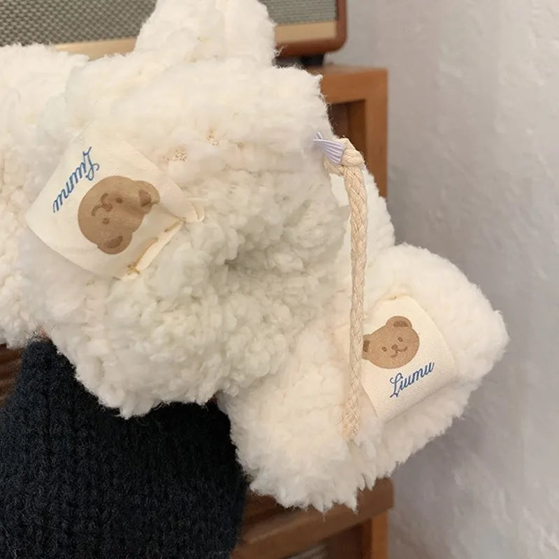 Mjuka teddyvantar med björndetalj