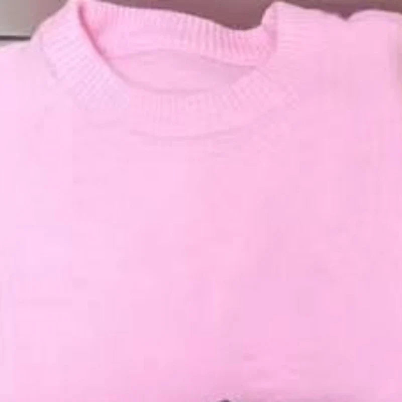 Dam Tröja Rundhalsad Långärmad Översized