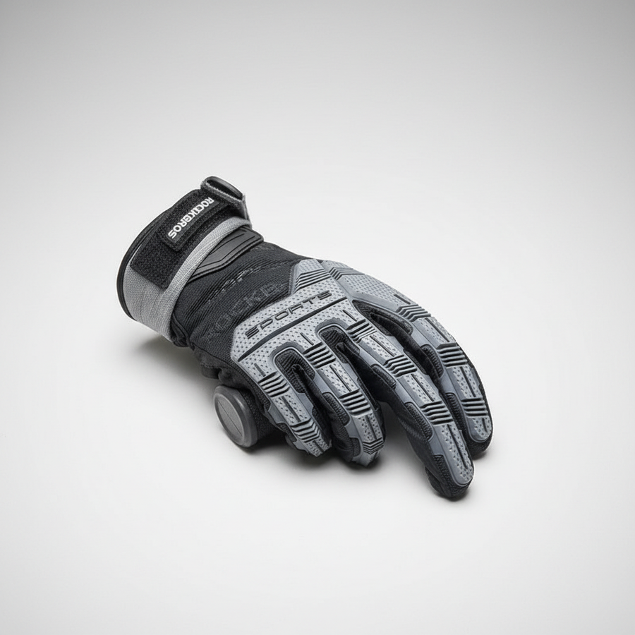 Vinterhandskar med förstärkta knogar och handledsstöd för utomhusaktiviteter