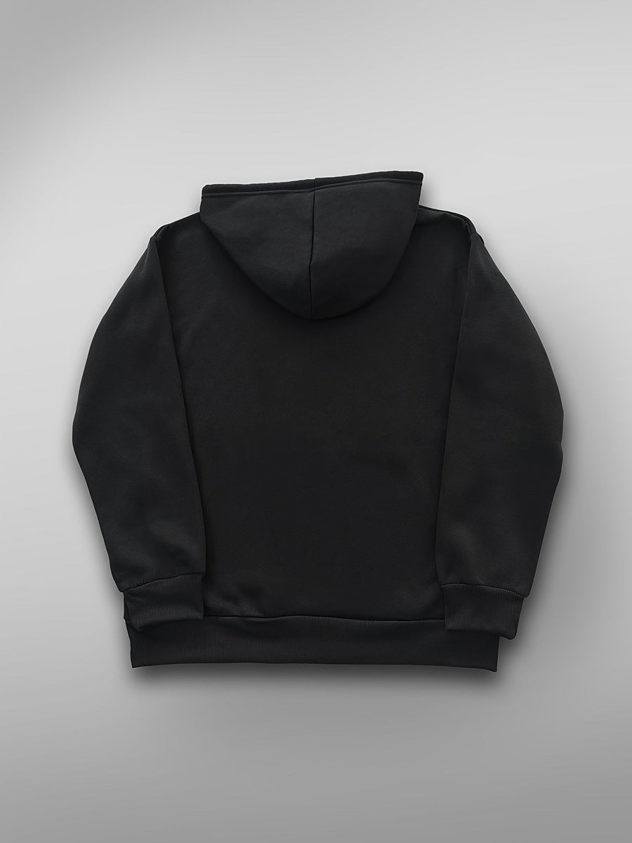 Unisex Hoodie med Kanintryck och Dragsko, Fickor, Mjukt Material