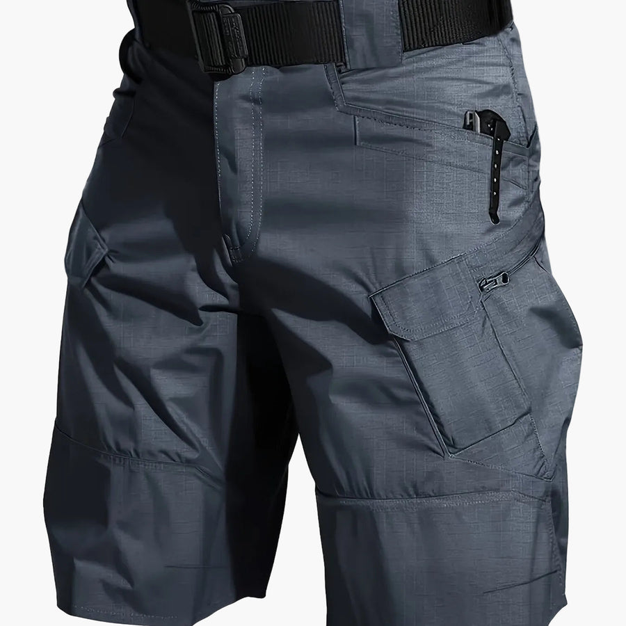 Herrar Taktiska Shorts med Flera Fickor och Bälte – Perfekta för Vandring & Utomhusaktiviteter