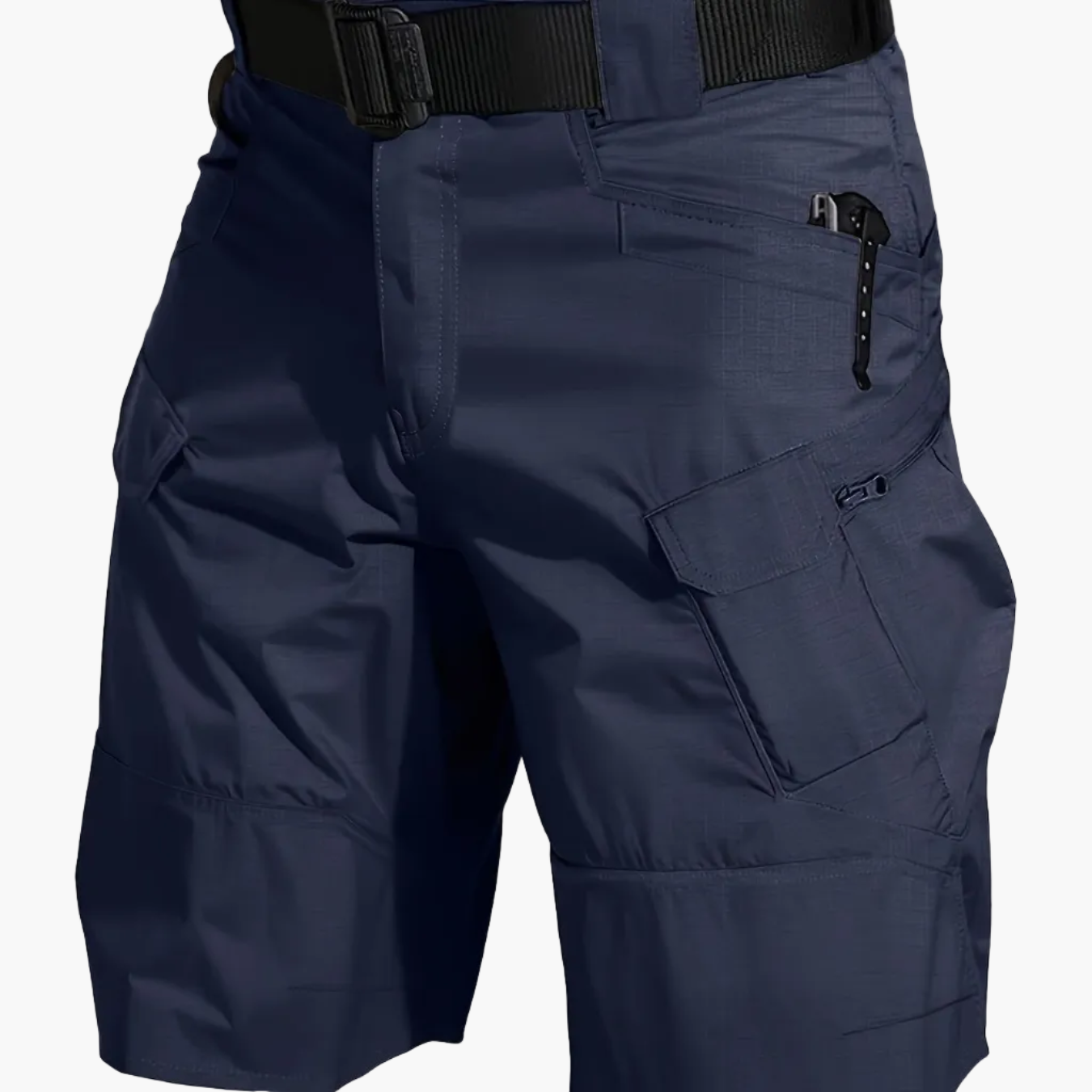 Herrar Taktiska Shorts med Flera Fickor och Bälte – Perfekta för Vandring & Utomhusaktiviteter