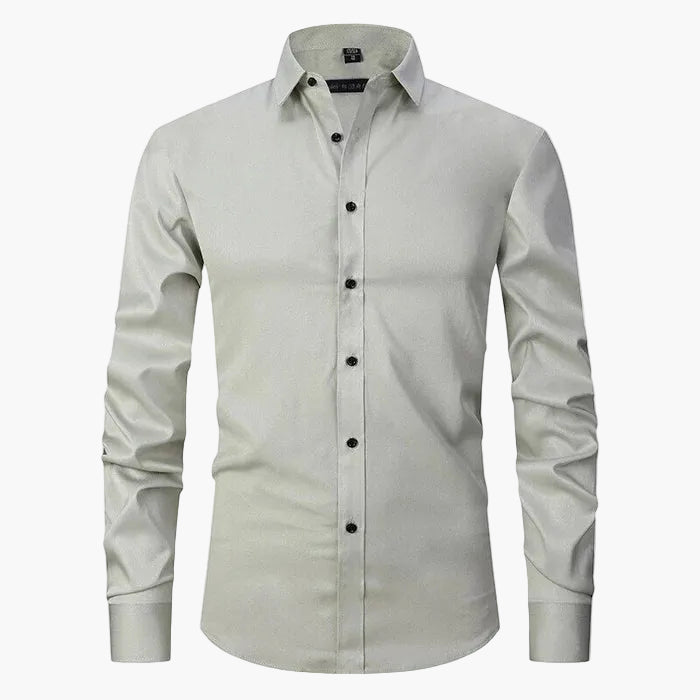 Herrskjorta Slim Fit – Business & Smart Casual, Elegant Skjorta för Arbete och Fest