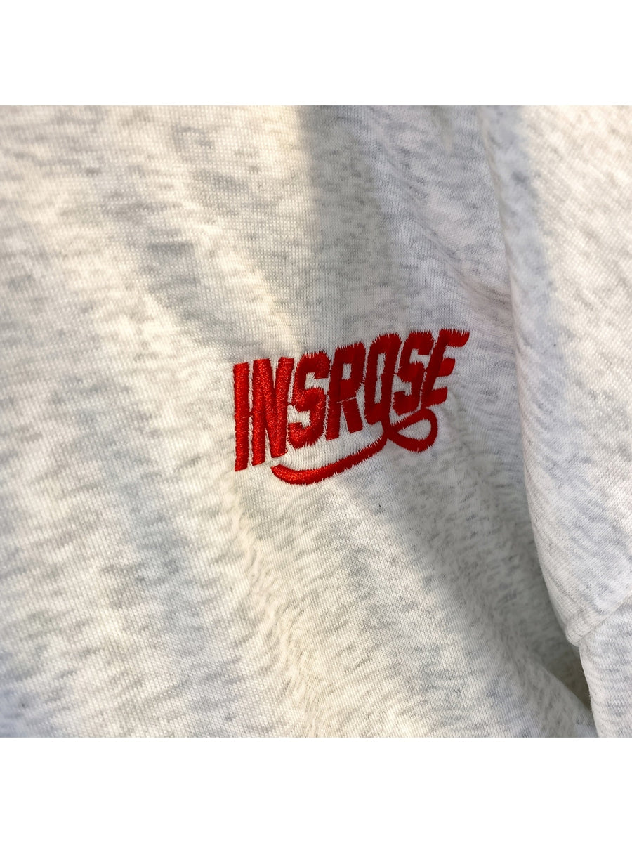 Hoodie med stor text på huva, unisex