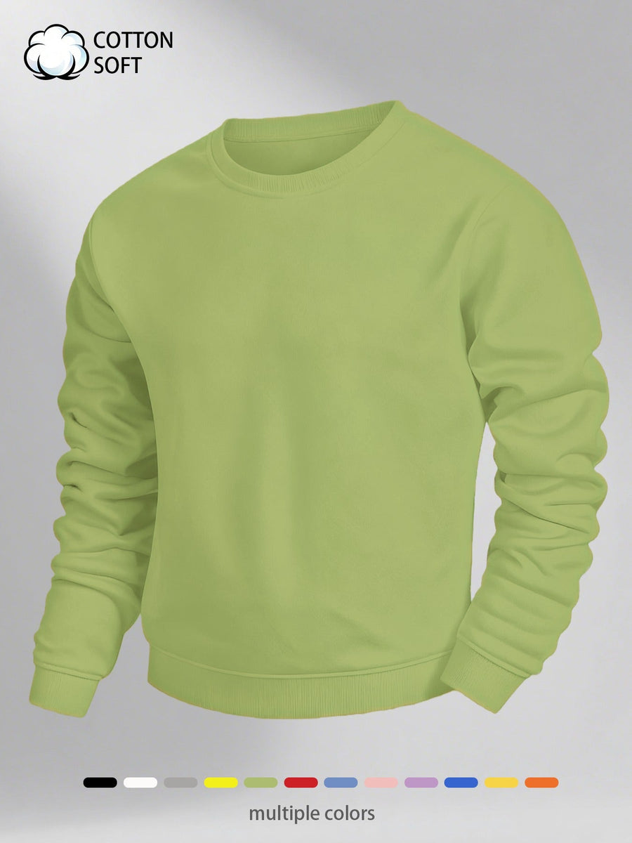 Men's Classic Crewneck Pullover Sweatshirt