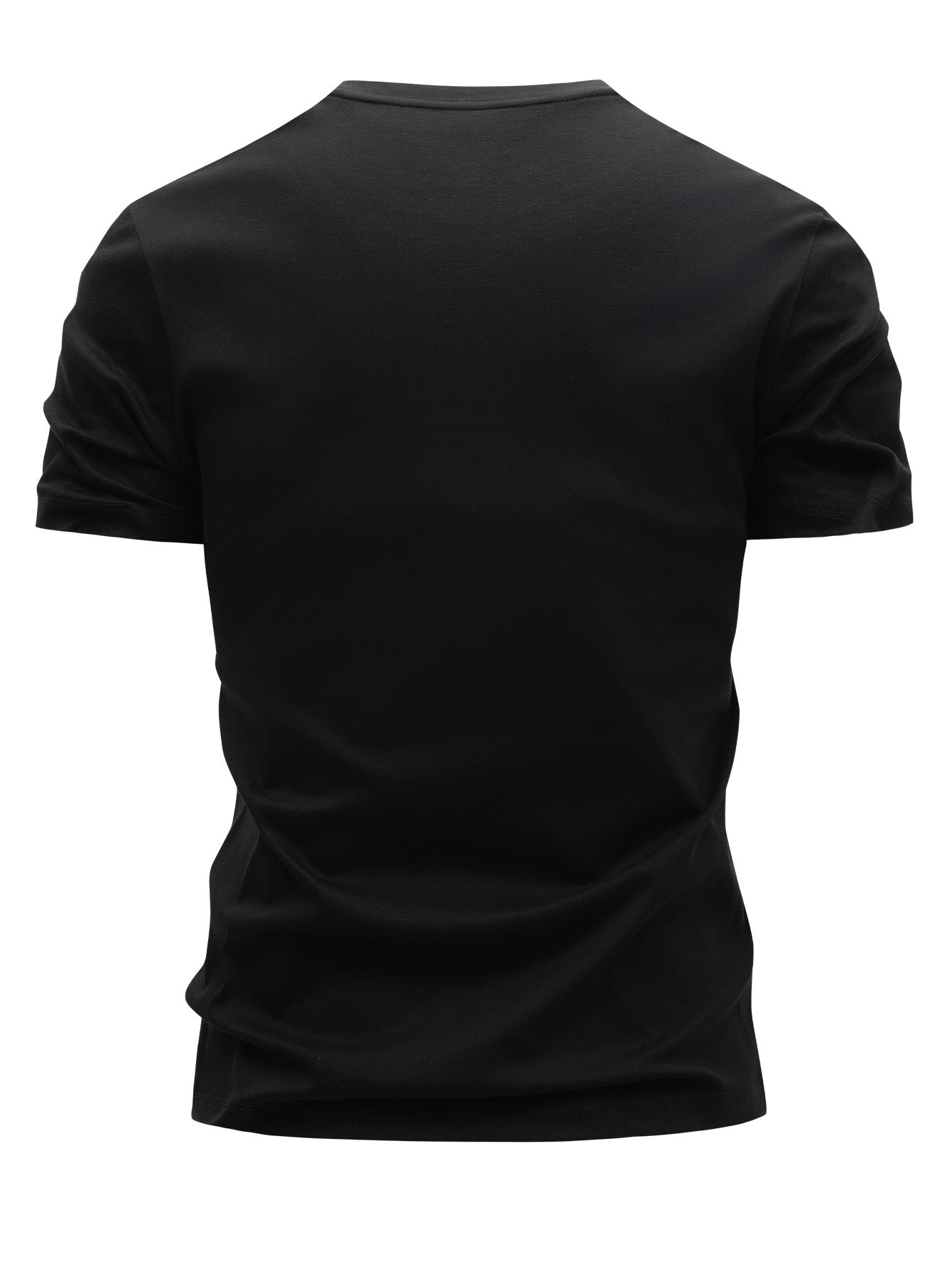 Herr T-shirt med tryck – Klassisk casual stil, grafiskt motiv, perfekt för vardagsbruk