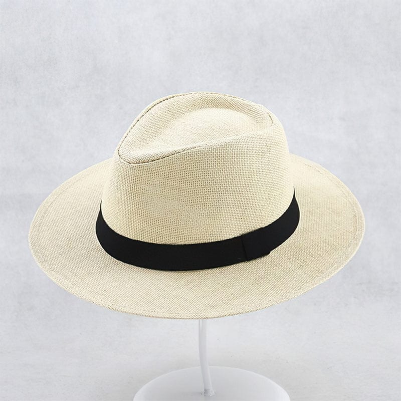 Unisex Sommarhatt i Halm med Brev, Flera Färger