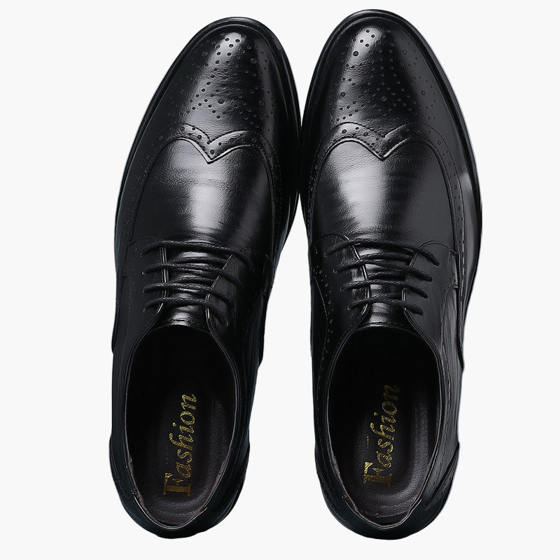 Herr Oxford Skor – Klassisk Brogue Stil för Formella Tillfällen