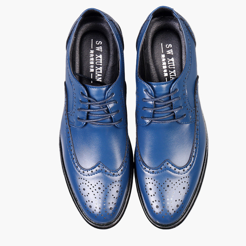Herr Oxford Skor – Klassisk Brogue Stil för Formella Tillfällen