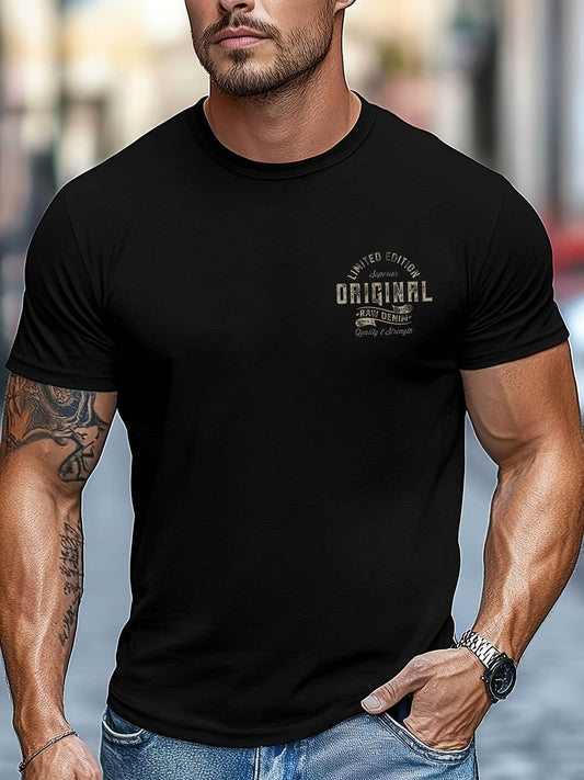 Herr T-shirt Original Limited Edition – Trendig och Bekväm Vardagsstil