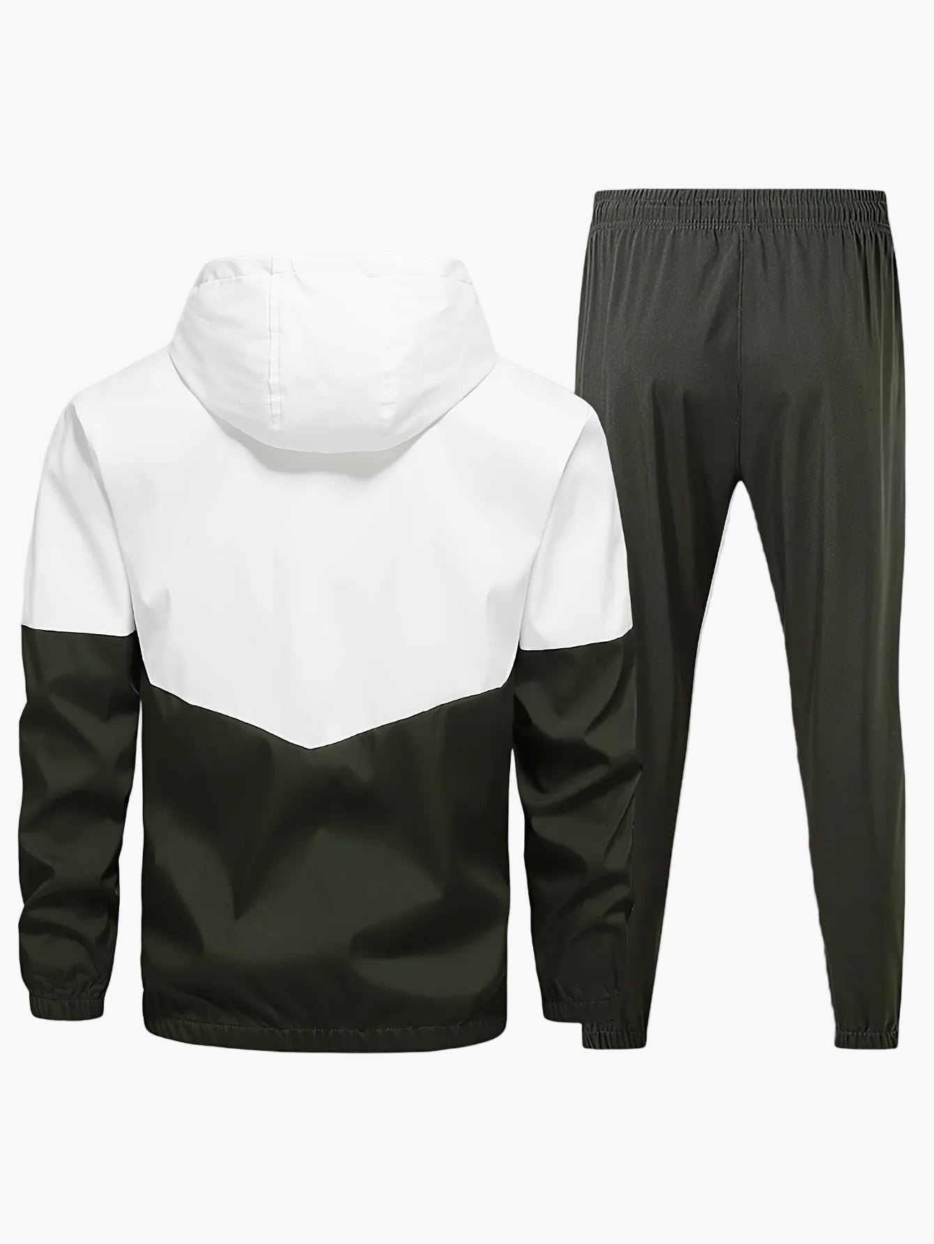 Herr Träningsset Sportig Hoodie och Byxor – Perfekt för Träning och Avslappning