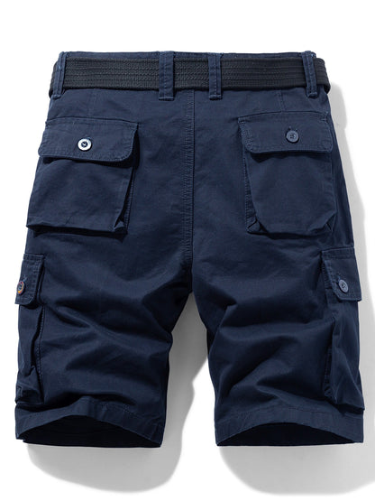 Herrar Cargo Shorts med Bälte – Klassisk och Praktisk för Vardag och Äventyr