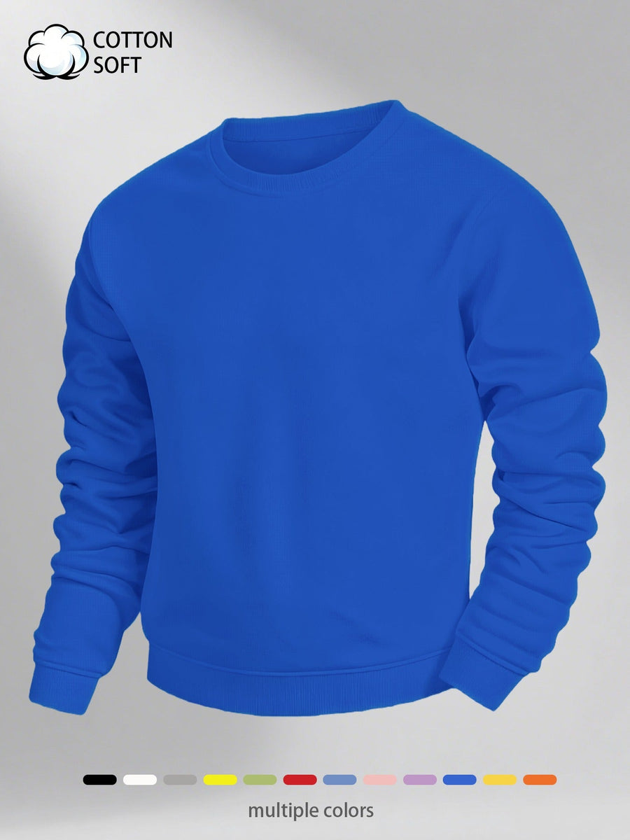 Men's Classic Crewneck Pullover Sweatshirt