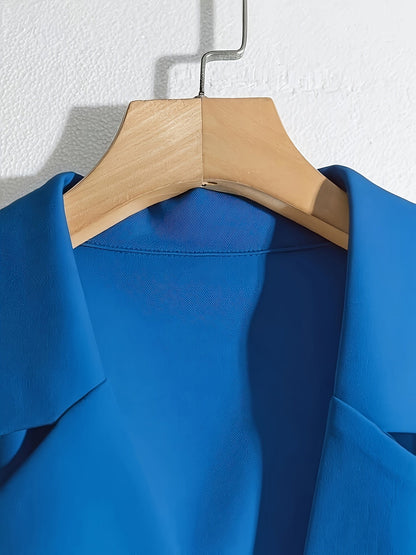 Dam Väst Kavaj Elegant Skräddarsydd Chic Kontorsstil