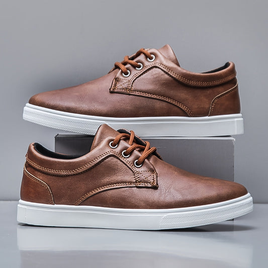 Herr Sneakers Sportiga Låga Fritidsskor med Klassisk Design för Vardag