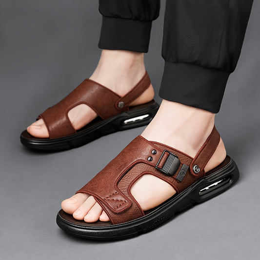Herrsandaler med modern design och stötdämpande sula för vardagsbruk och fritid