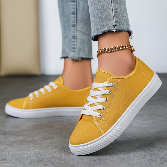 Dam Sneakers Låg Profil Vardagsskor Trendig Fritidsstil