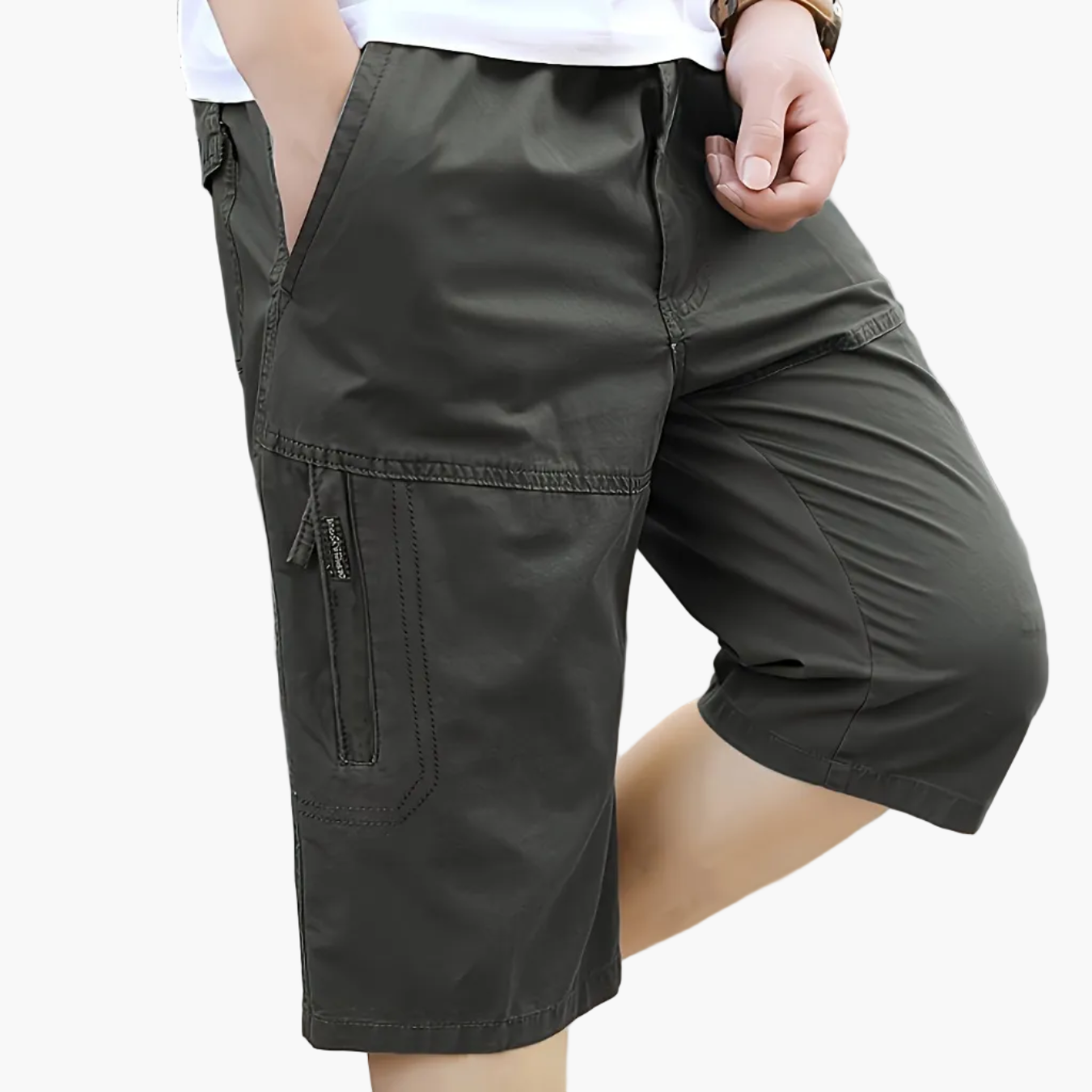 Herr Bermuda Shorts för Utomhus och Vardag, Ledig Stil