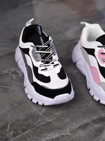 Dam Sneakers Chunky Stil Sportmode Fritidssko
