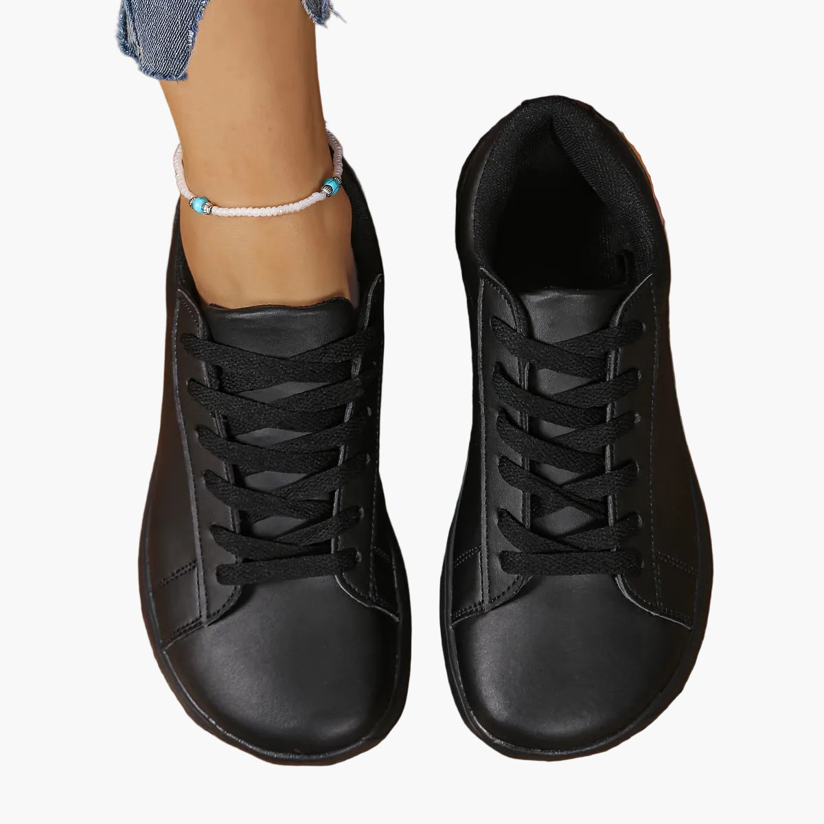 Dam Sneakers Vardagsskor Klassisk Design Bekväma Promenadskor